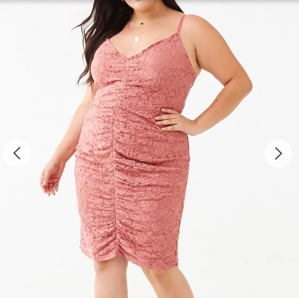 Rose Lace Cami Dress